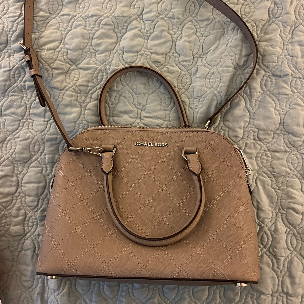 Michael Kors Silver/Grey Crossbody